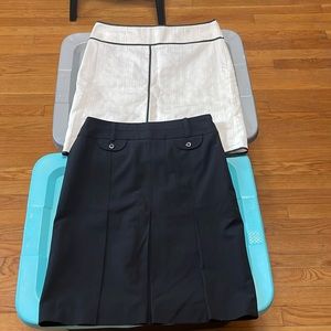 Ann Taylor Lot of 2 Lined Skirts Size 6 -